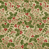 A Jingle Bell Christmas Holly Daze in Beige Painted Sky Studio 10313-76 (W8822)